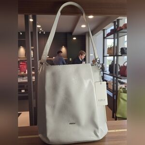 NWT✨️ Furla Miastella Mini Bucket Bag Leather Shoulder + Suede Bag